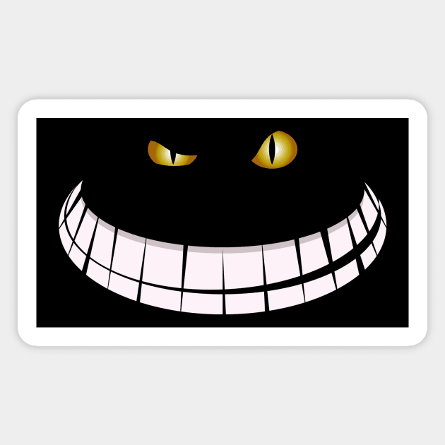 Cheshire Smile Sticker by frankpepito